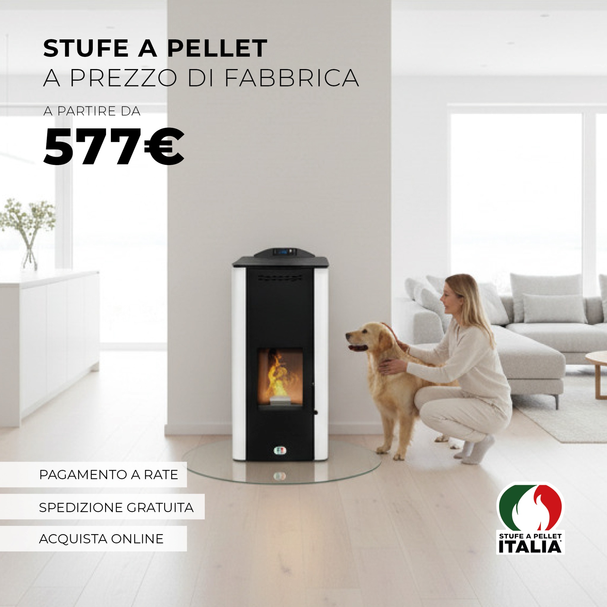 Stufe a Pellet Italia Facebook ad