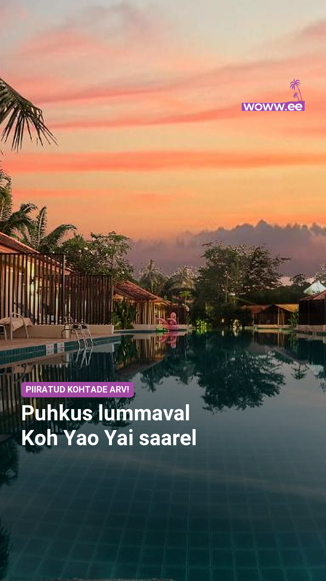 WOWW Reisid Facebook ad: Kaks nädalat Tai päikese all