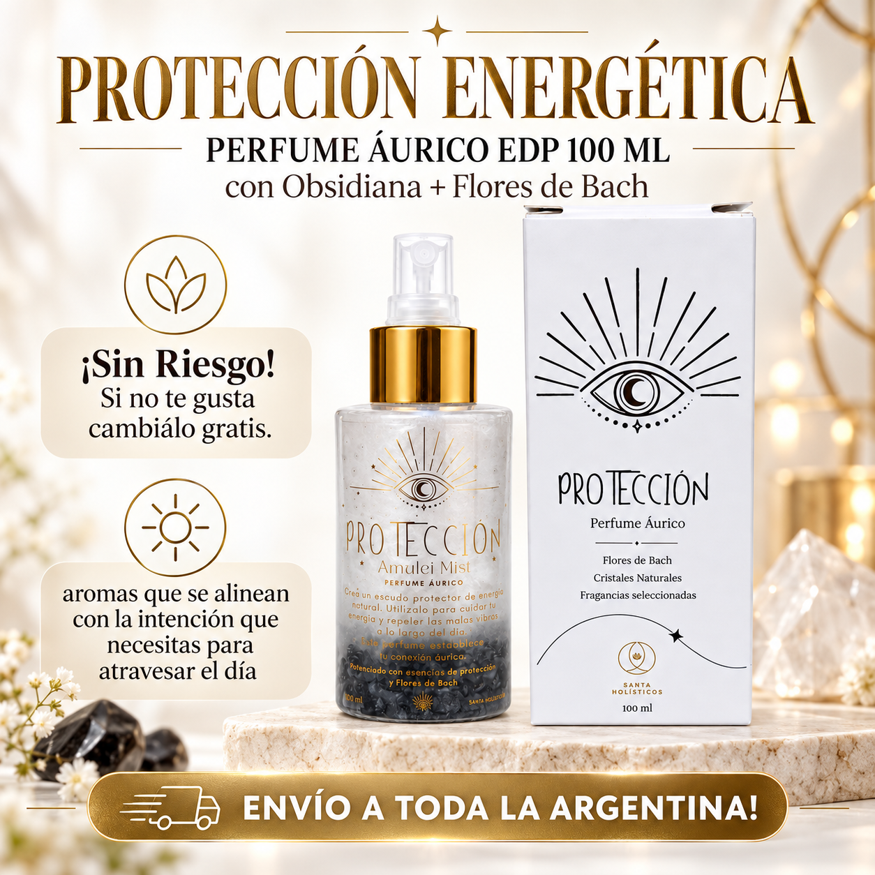 santaholisticostienda Facebook ad: Protección Energética