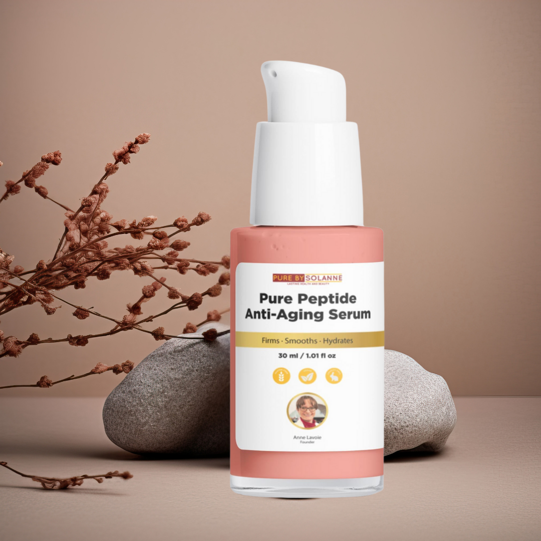 Pure By Solanne Facebook ad: Support your skin, don’t stress it →