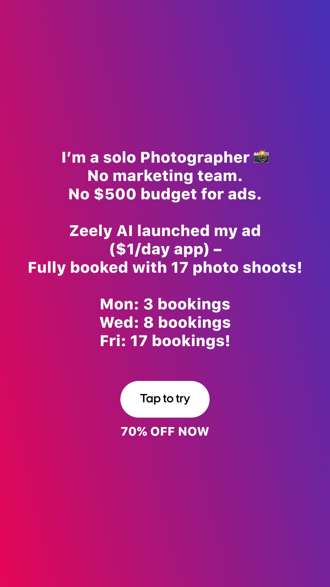 Zeely Facebook ad