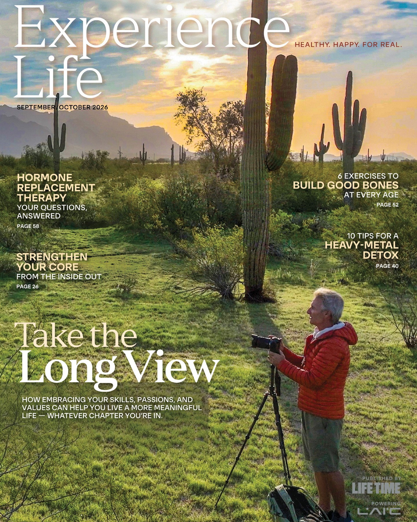 Experience Life Magazine Facebook ad: Aging well isn't just about what you do…