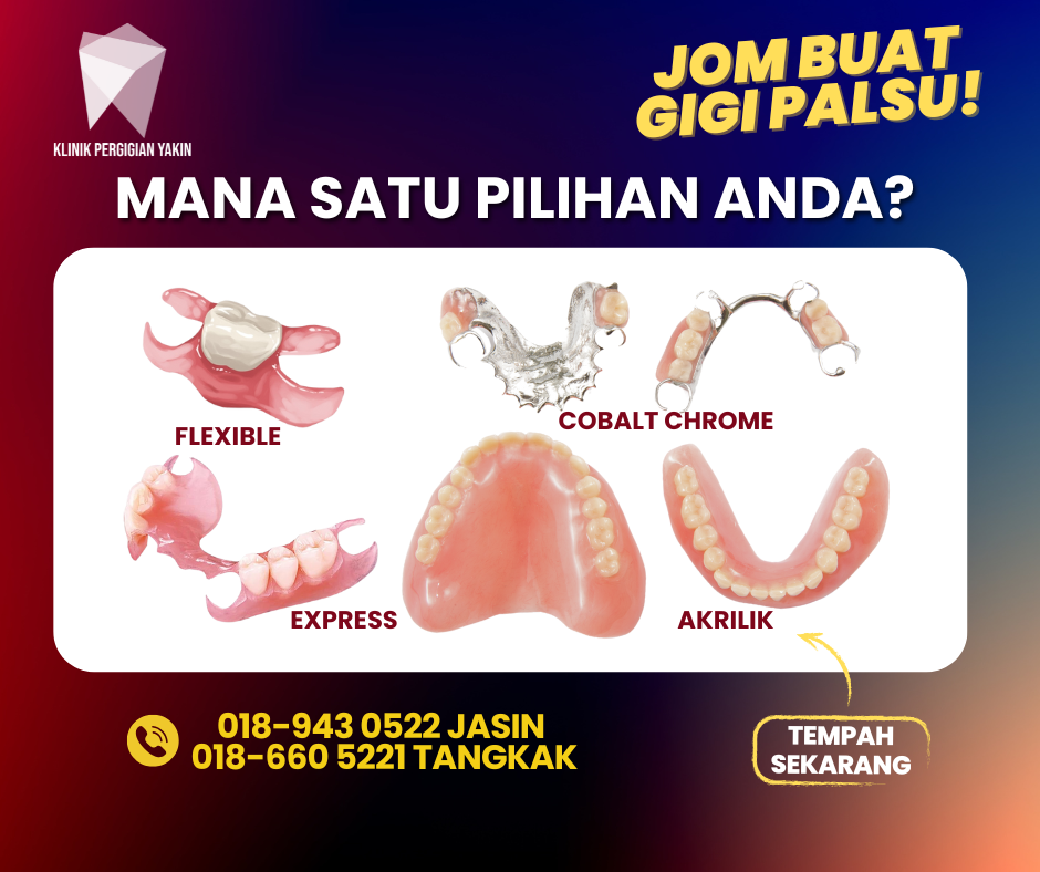 Klinik Pergigian Yakin Tangkak Facebook ad from Nov 18, 2025
