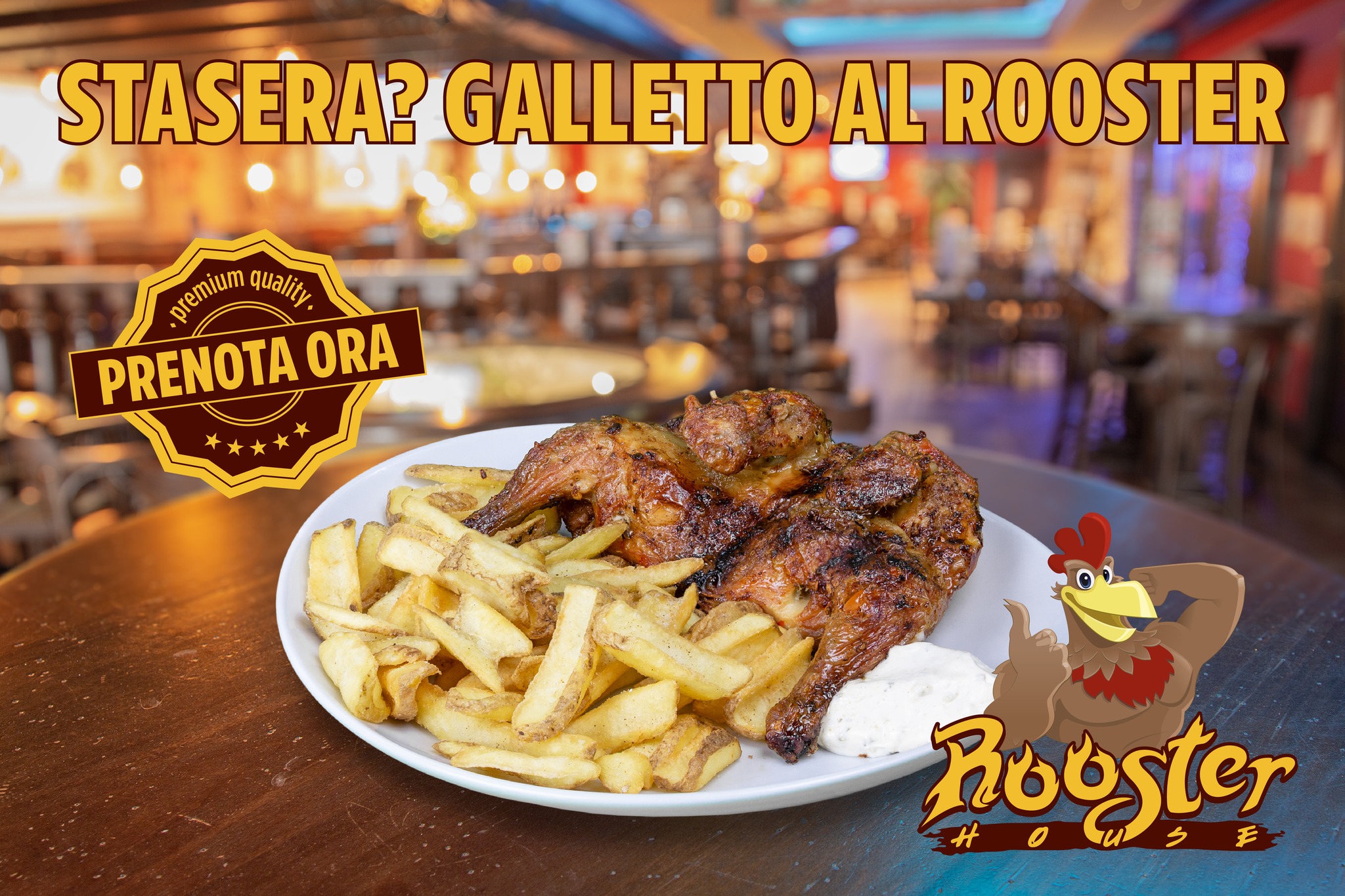 Rooster House vicenza - ovest Facebook ad: STASERA COSA MANGIAMO?