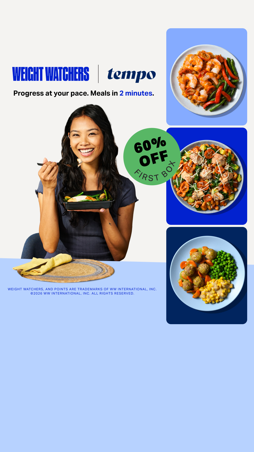 WeightWatchers Facebook ad