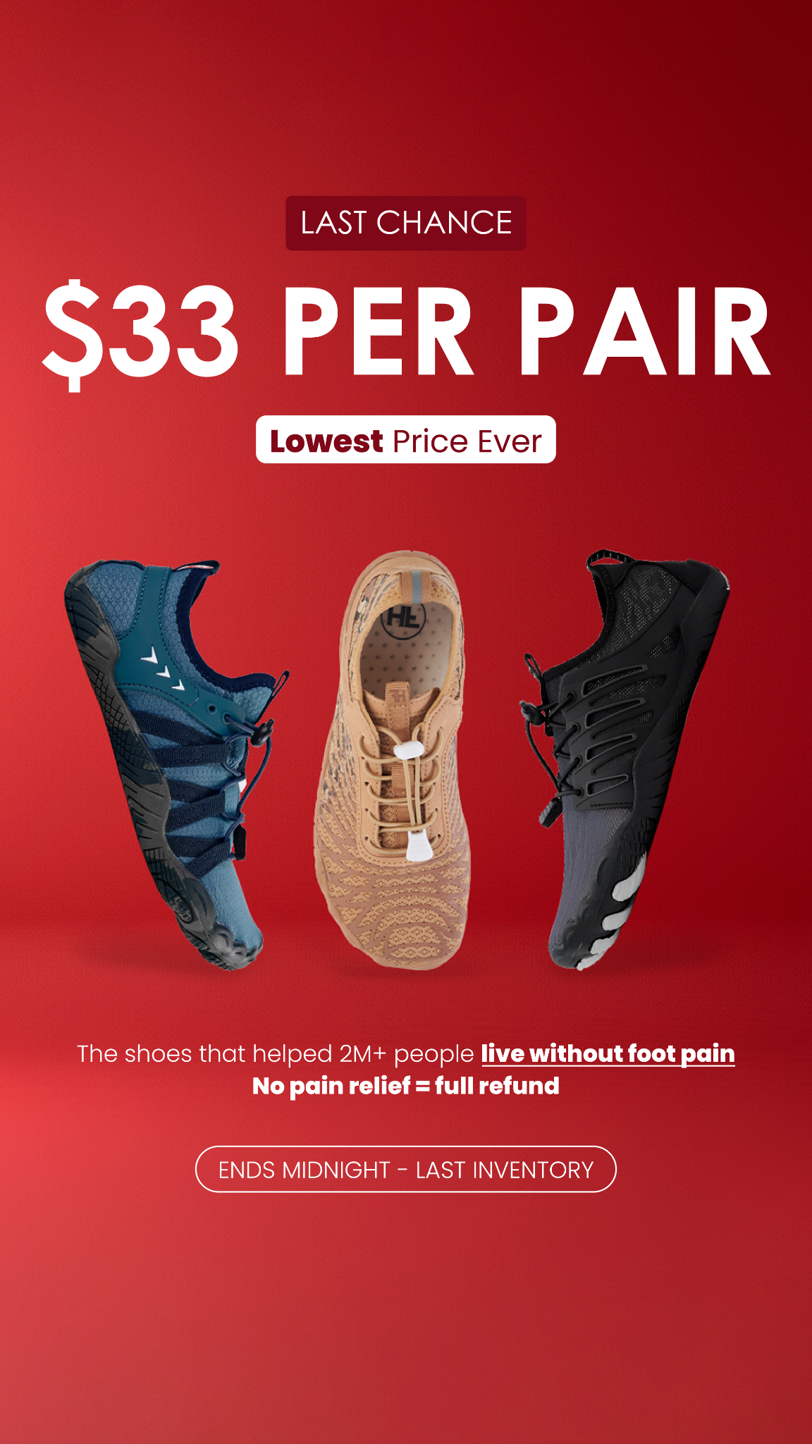 HIKE Footwear Facebook ad