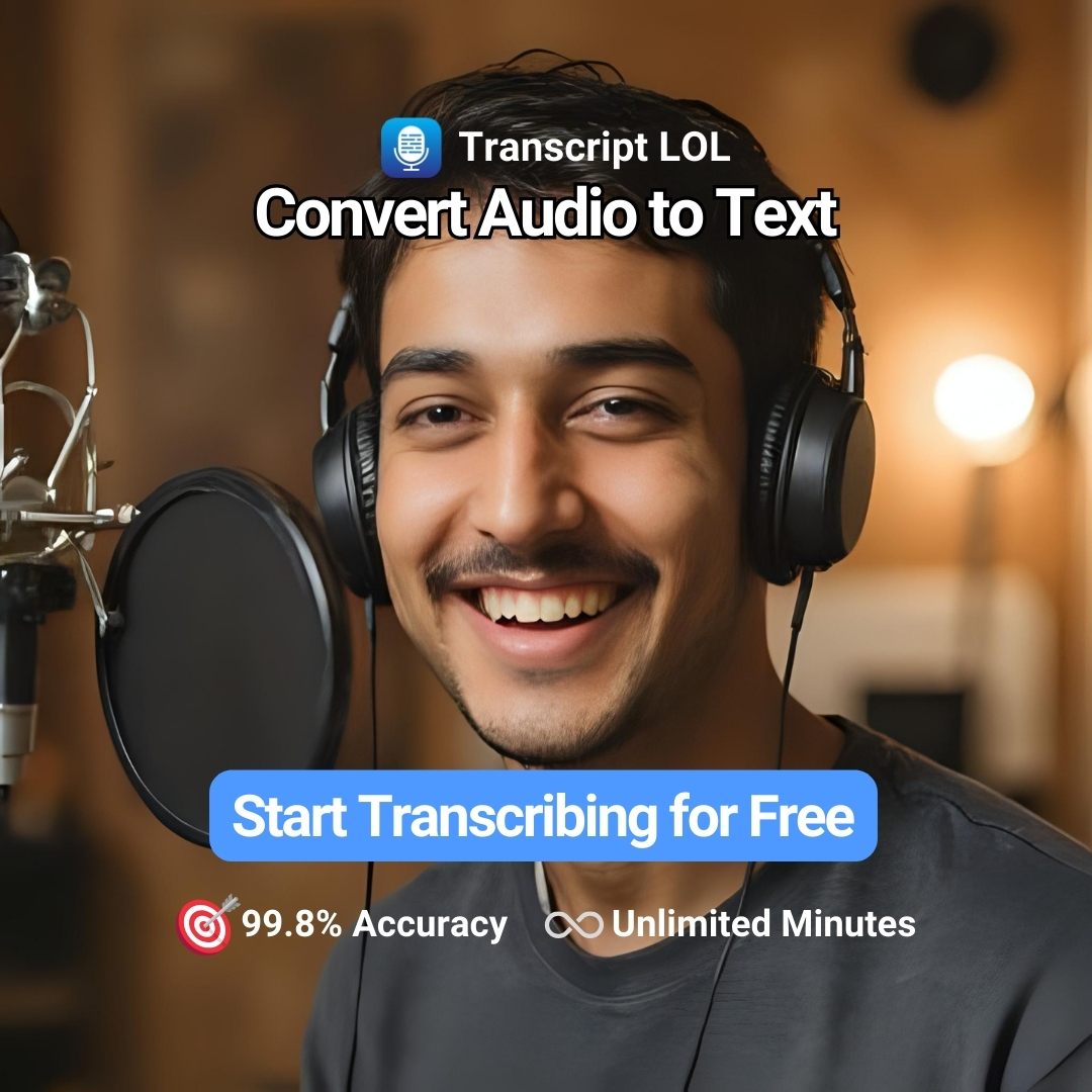 Transcript LOL Facebook ad