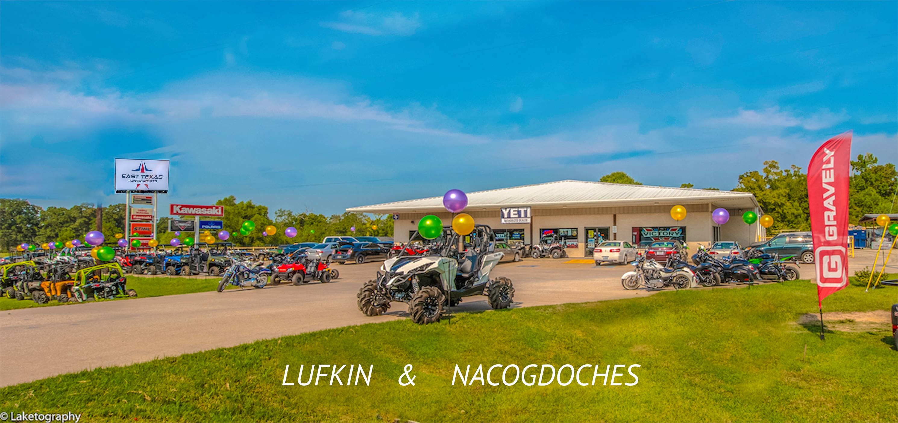 East Texas Powersports Facebook ad: Follow us for the best deals on ATVs…