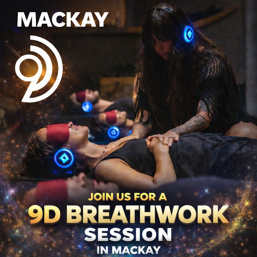 InFlow 9D Breathwork Facebook ad: Mackay 9D Transformation Journey