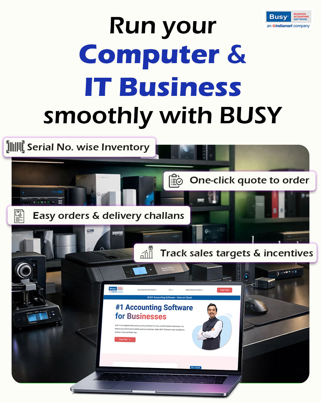 Busy Accounting Software Facebook ad
