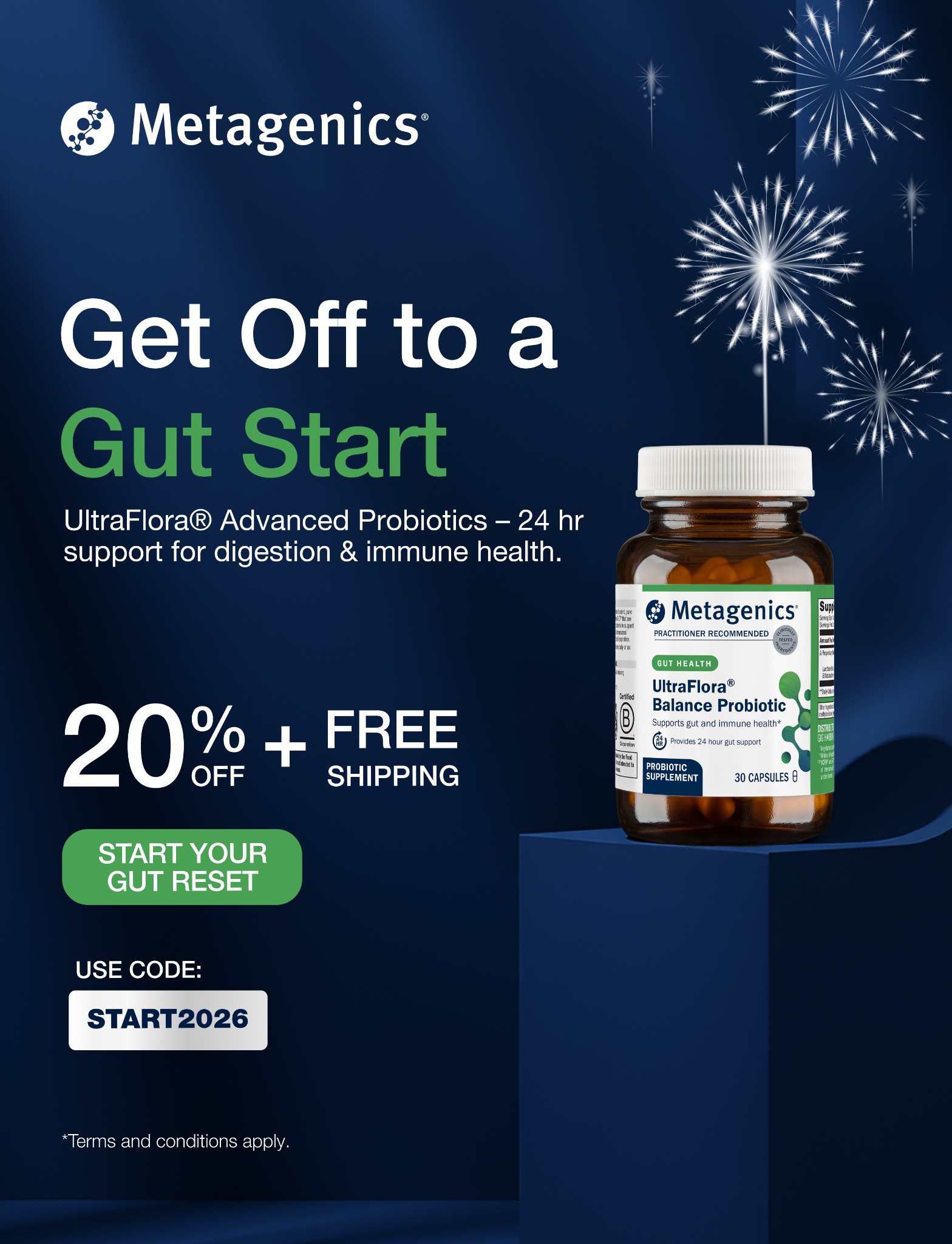 Metagenics Facebook ad