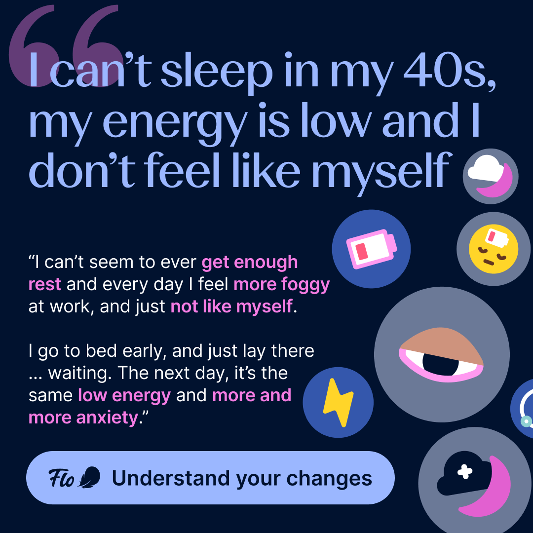 Flo Health App Facebook ad: Try Flo and never look back