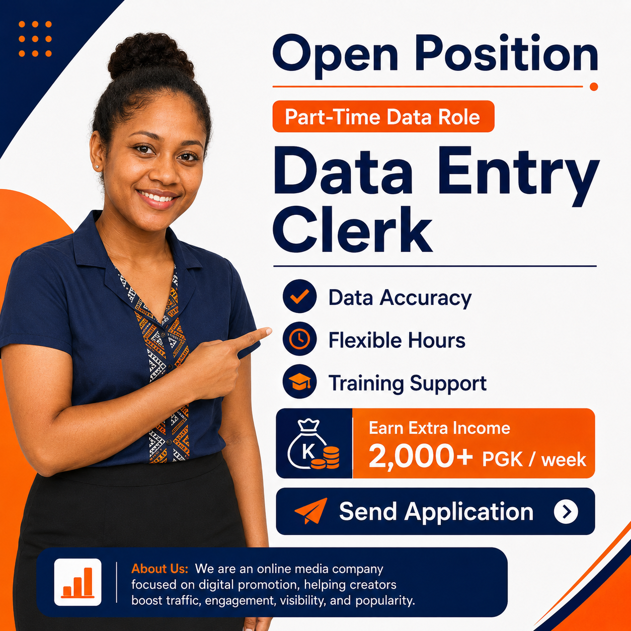 Papua part-time jobs Facebook ad