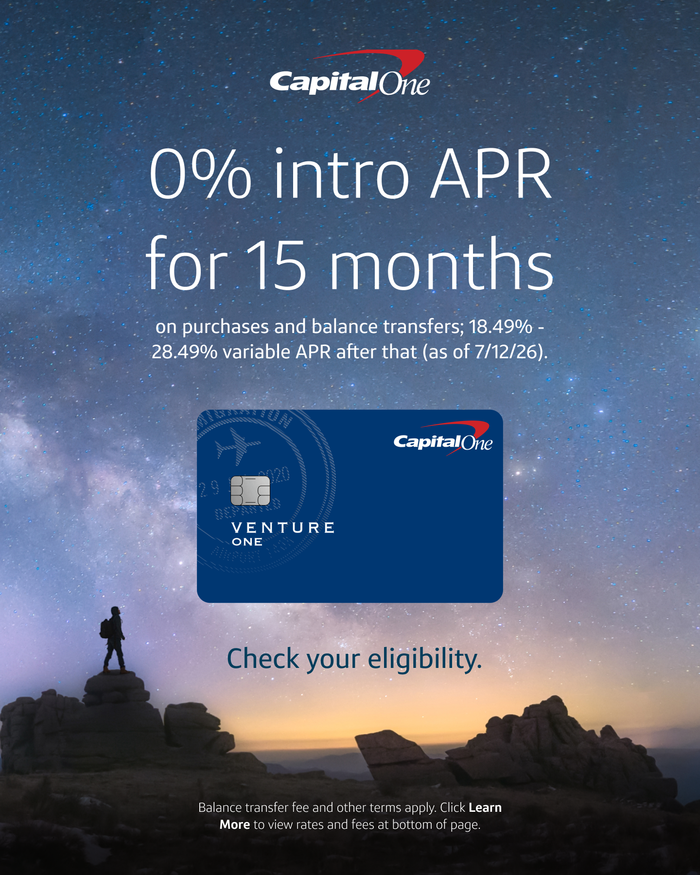 Capital One Facebook ad