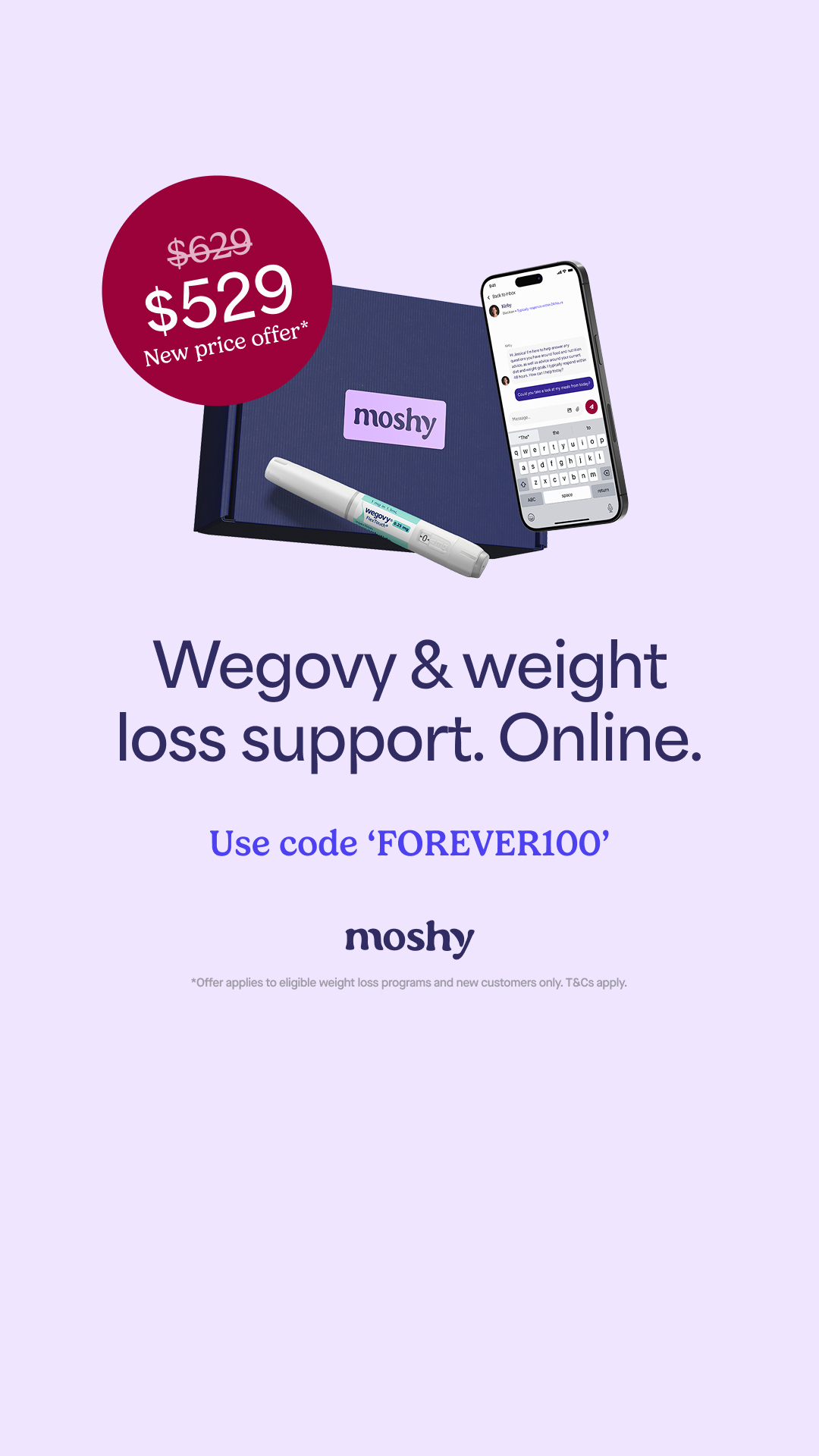 Moshy NZ Facebook ad