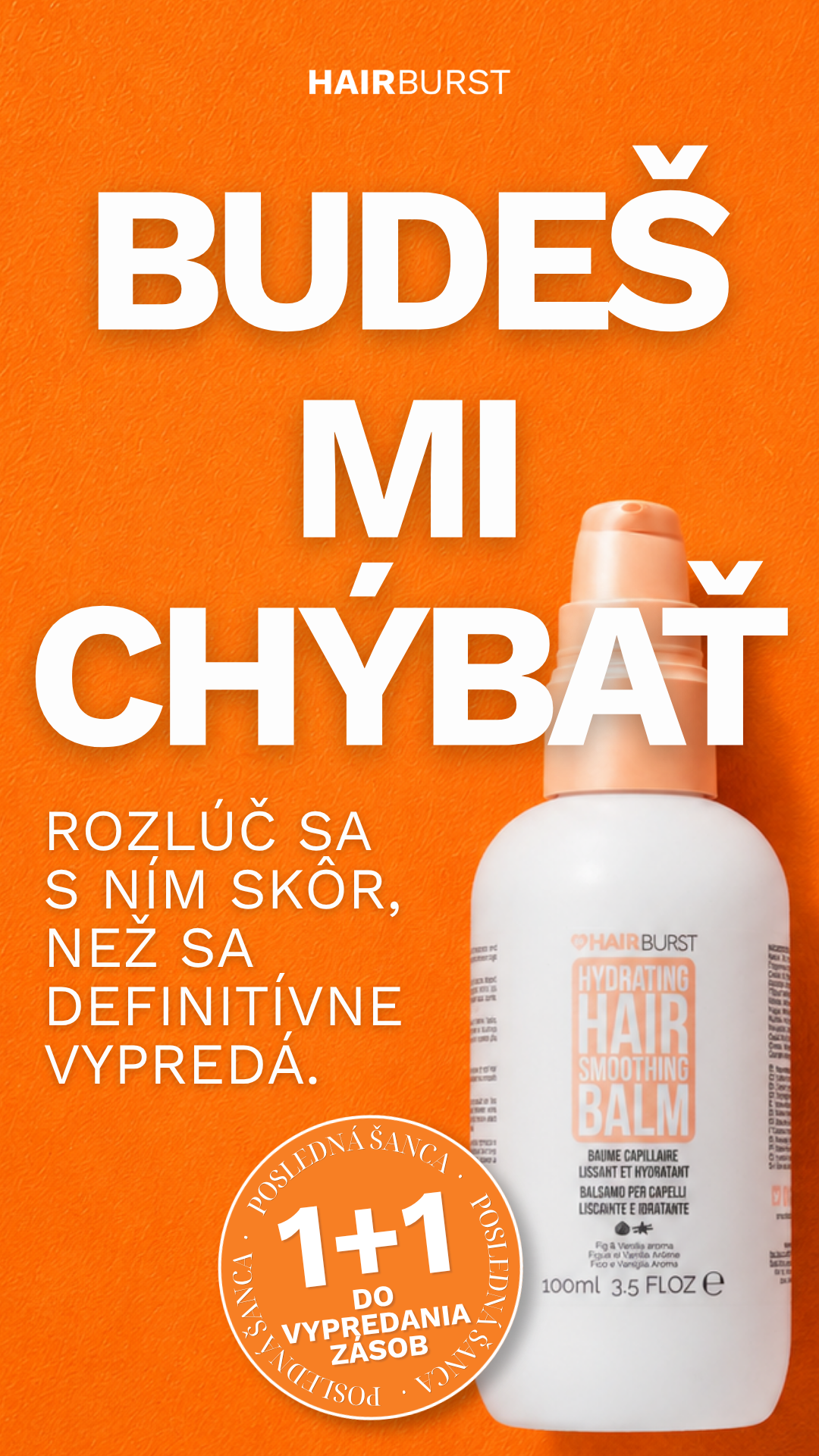 Hairburst SK.CZ Facebook ad from Jul 24, 2026