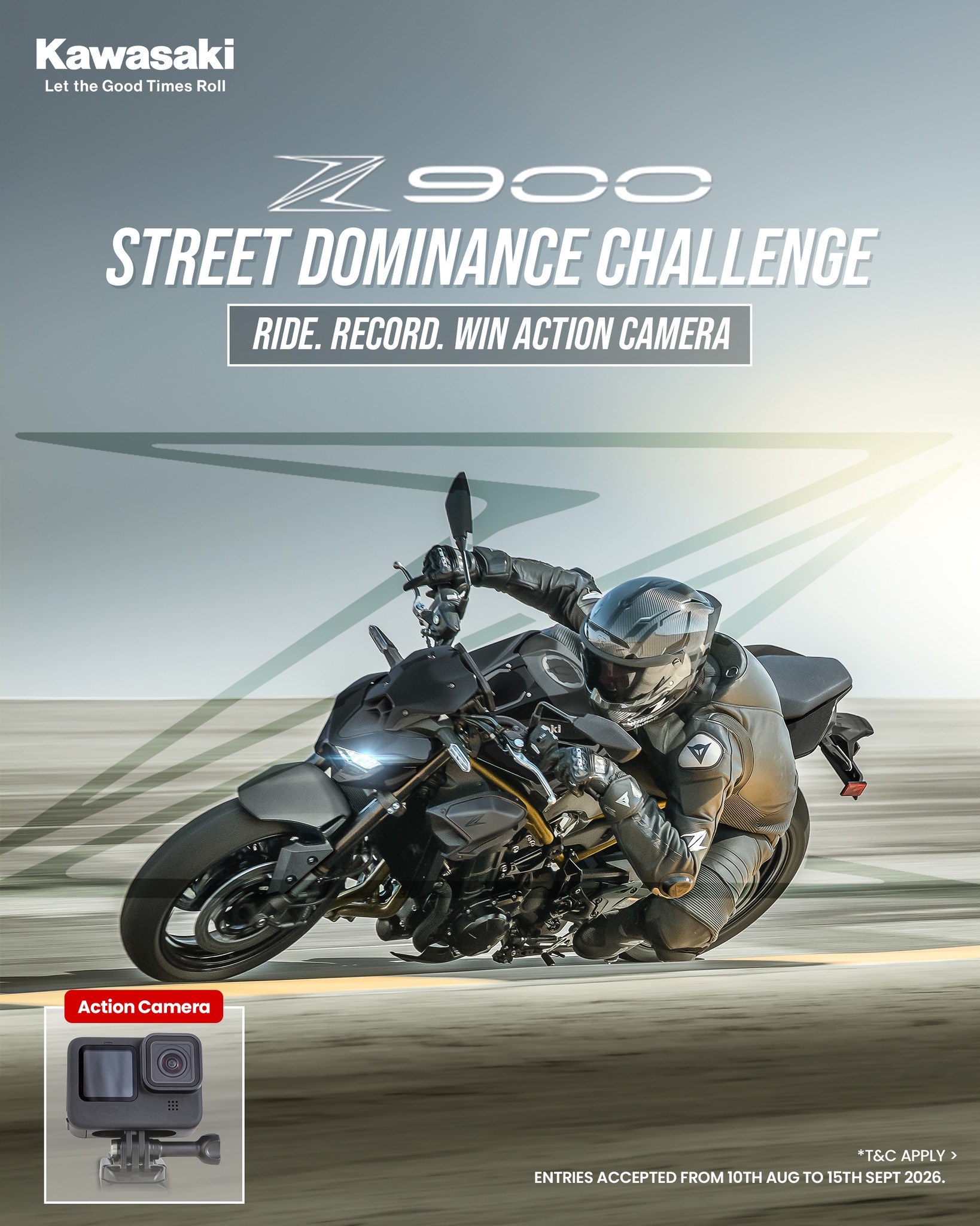 Kawasaki India Facebook ad: Own the Z900.