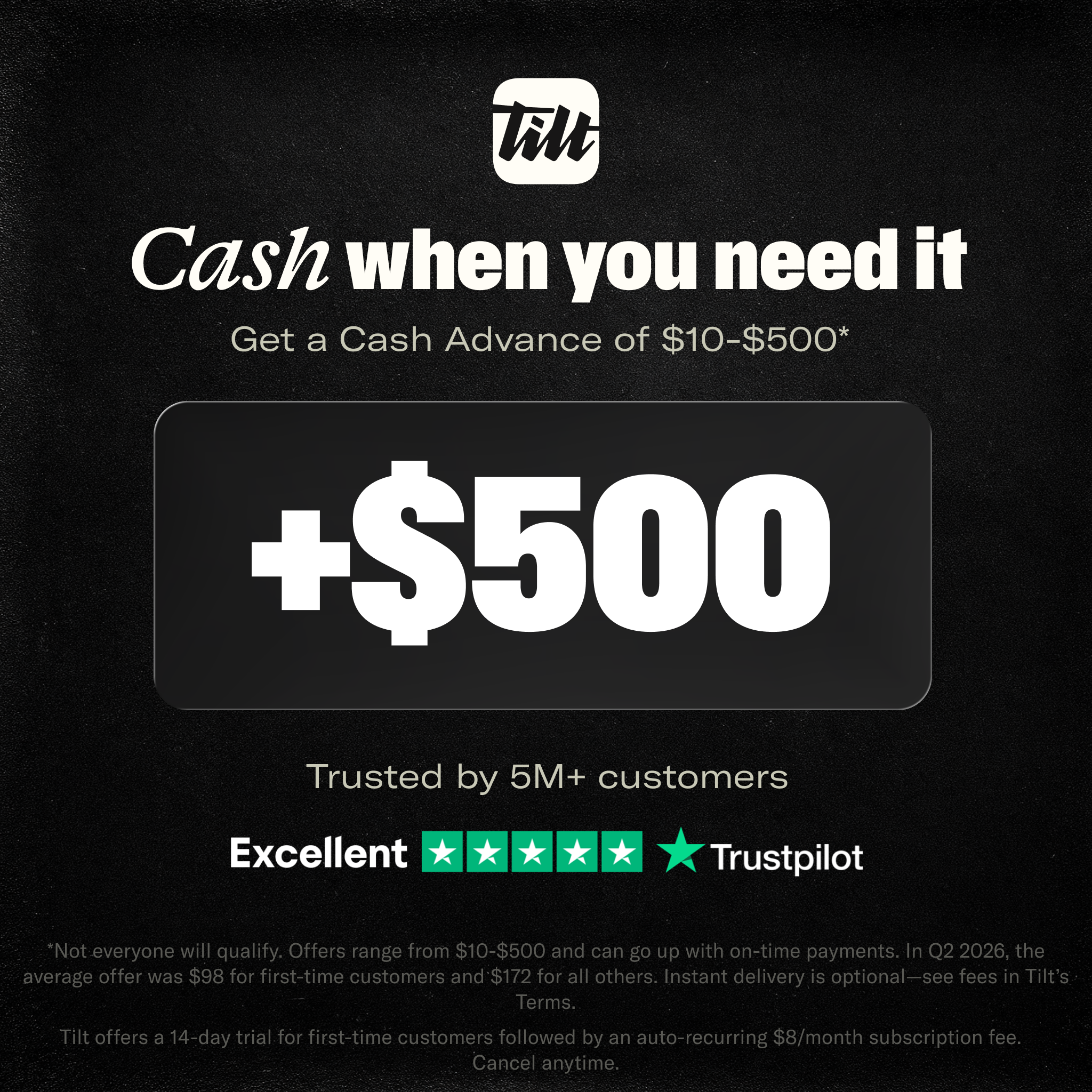 Tilt HQ Facebook ad