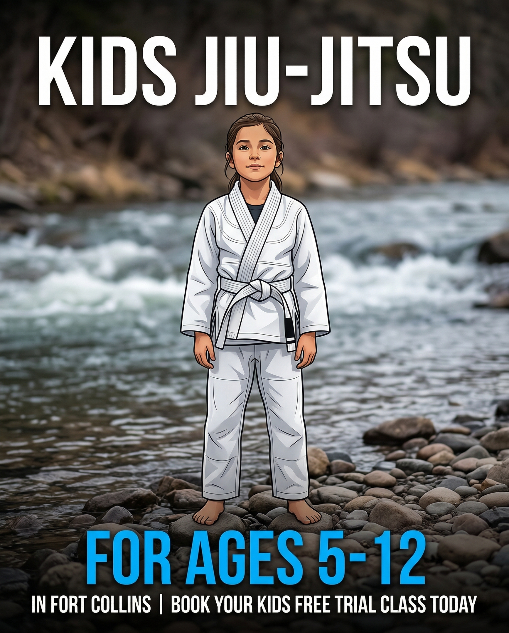 Total Ryu Martial Arts Facebook ad: Free Kids Martial Arts Class in Fort Collins