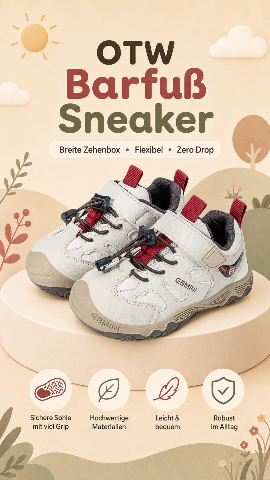 Ebmini - Kinder Barfußschuhe Facebook ad