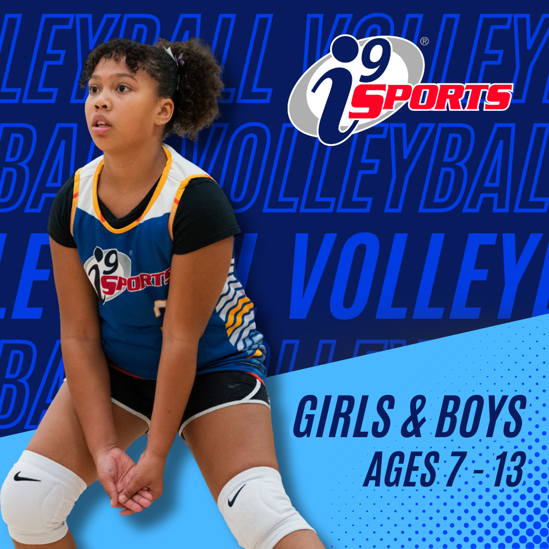 i9 Sports Facebook ad: Youth Volleyball, 7 - 13