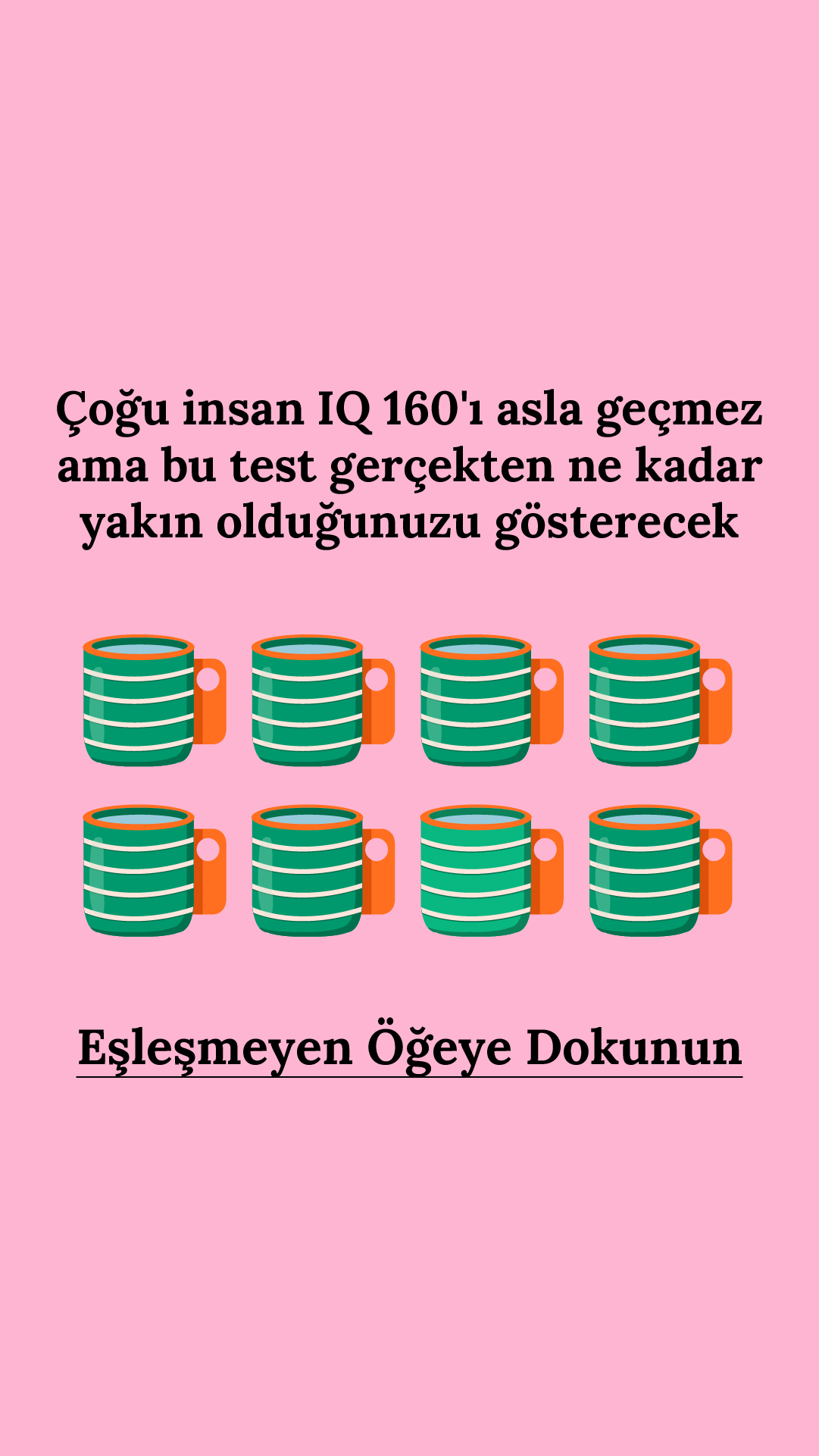 Zeka Testi Facebook ad: 30 soruyu cevapla ve sonucunu öğren