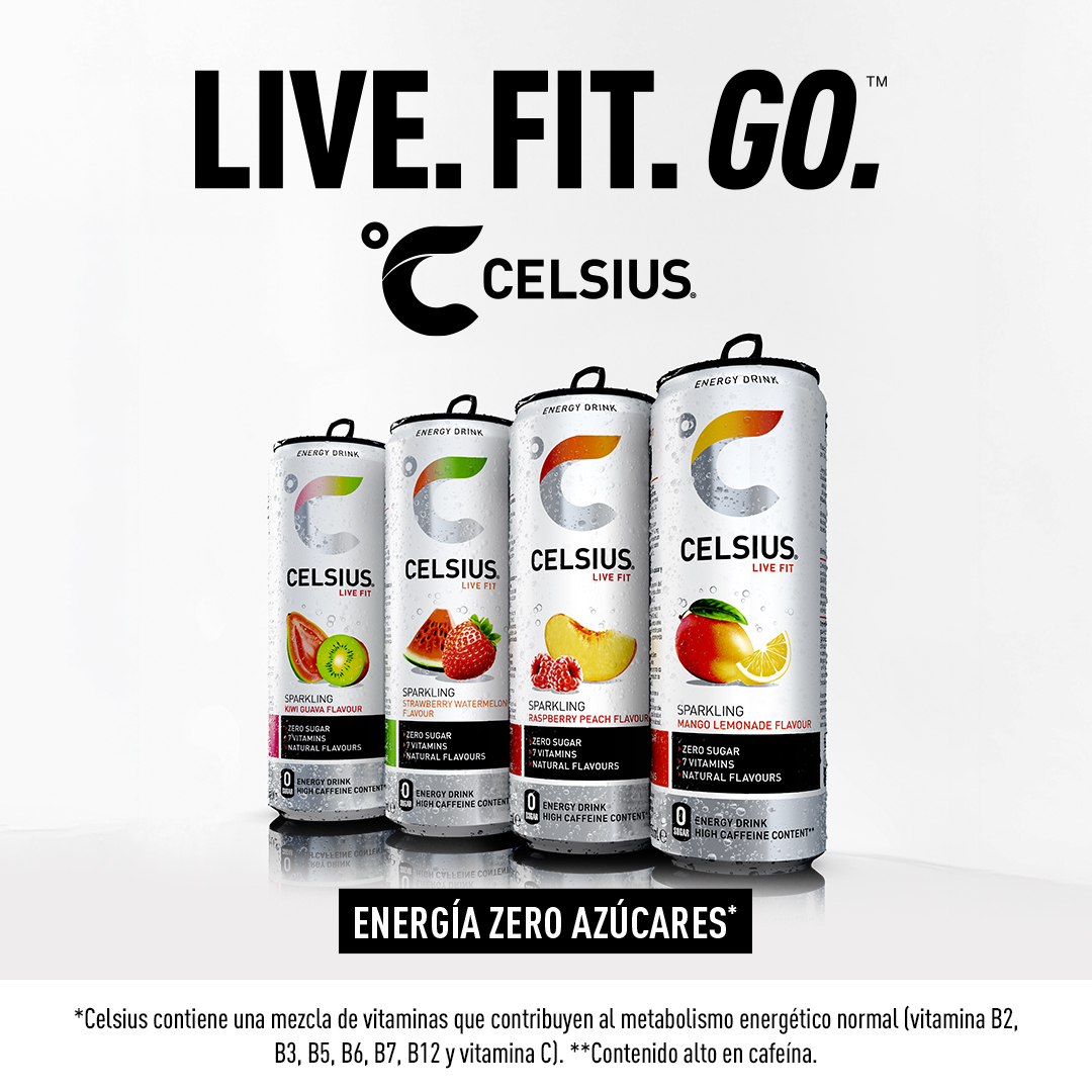 Celsius Europe Facebook ad from Jul 28, 2026