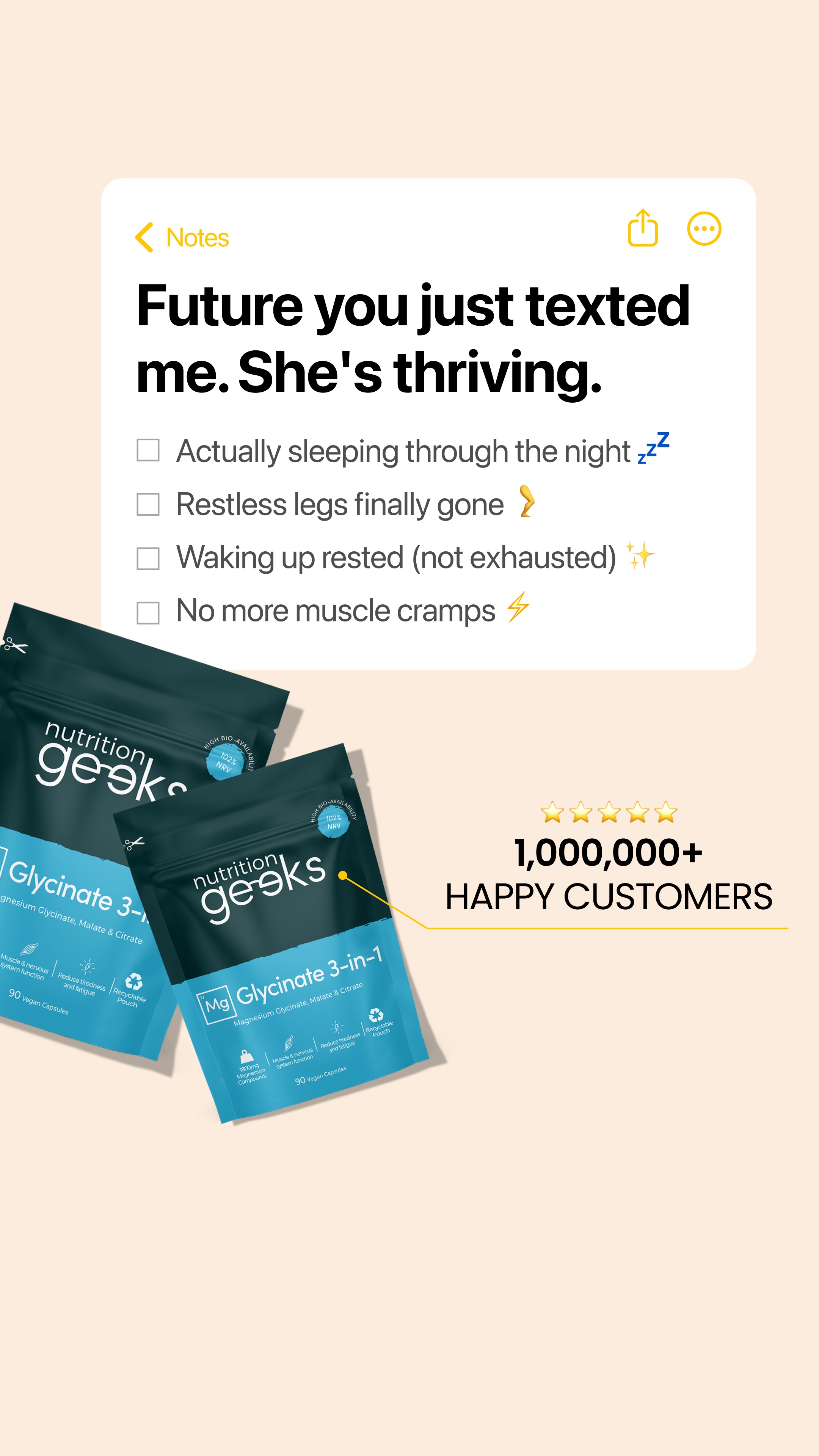 Nutrition Geeks Facebook ad