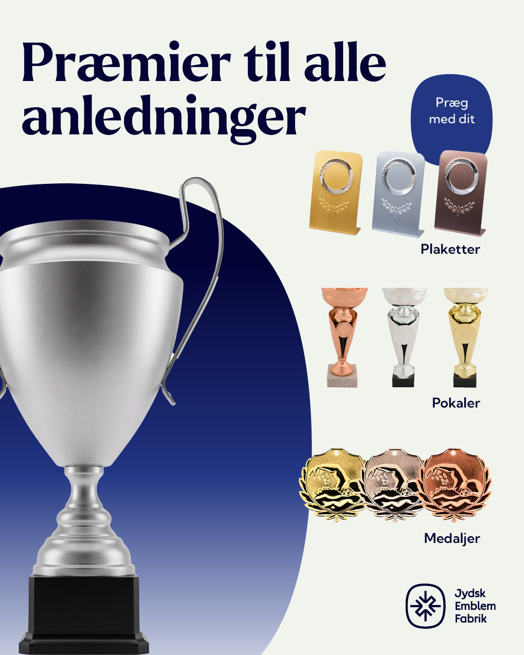 JEF.DK / Jydsk Emblem Fabrik A/S Facebook ad: Gør jeres brand synligt