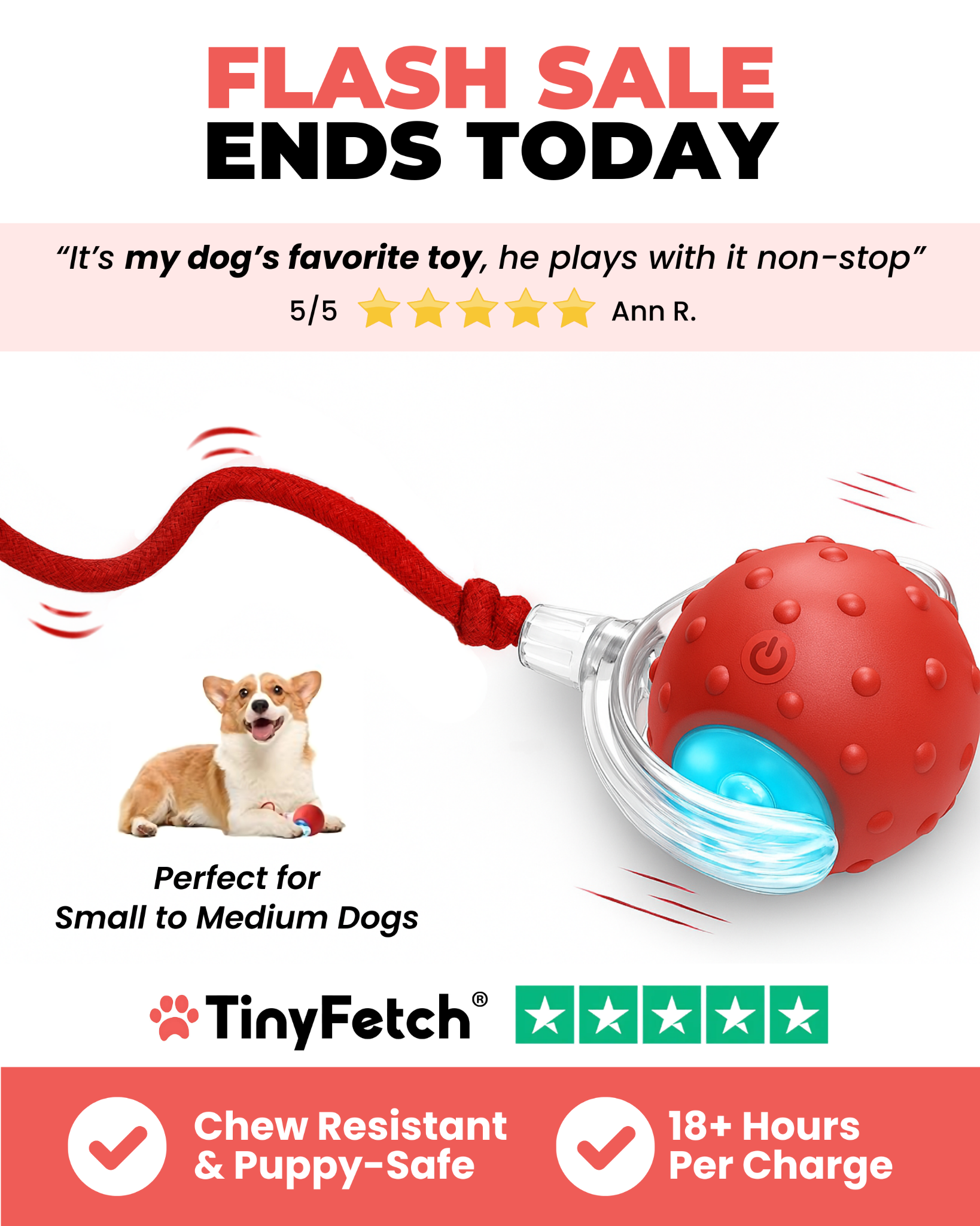 TinyFetch Facebook ad