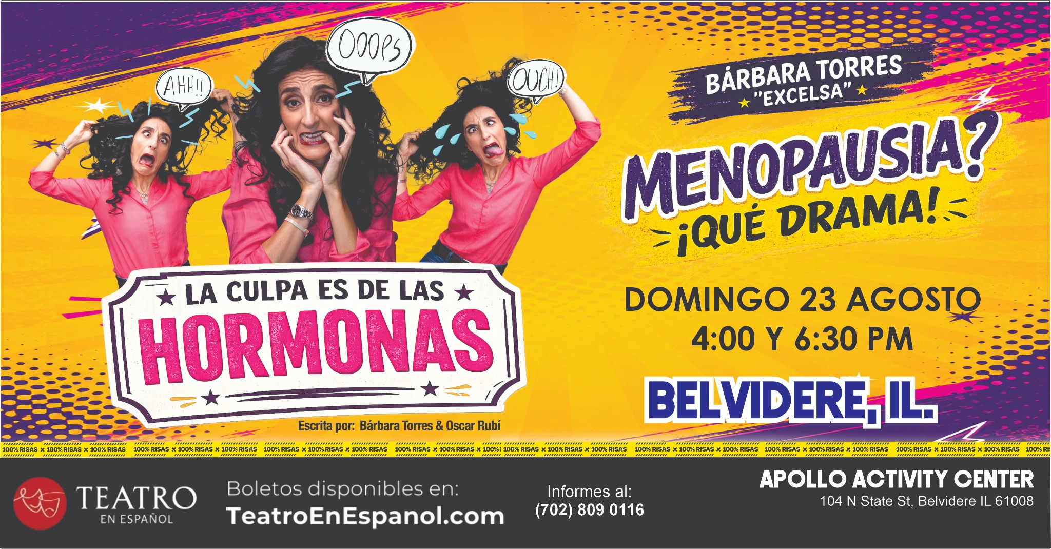 Teatro En Español Facebook ad from Aug 2, 2026