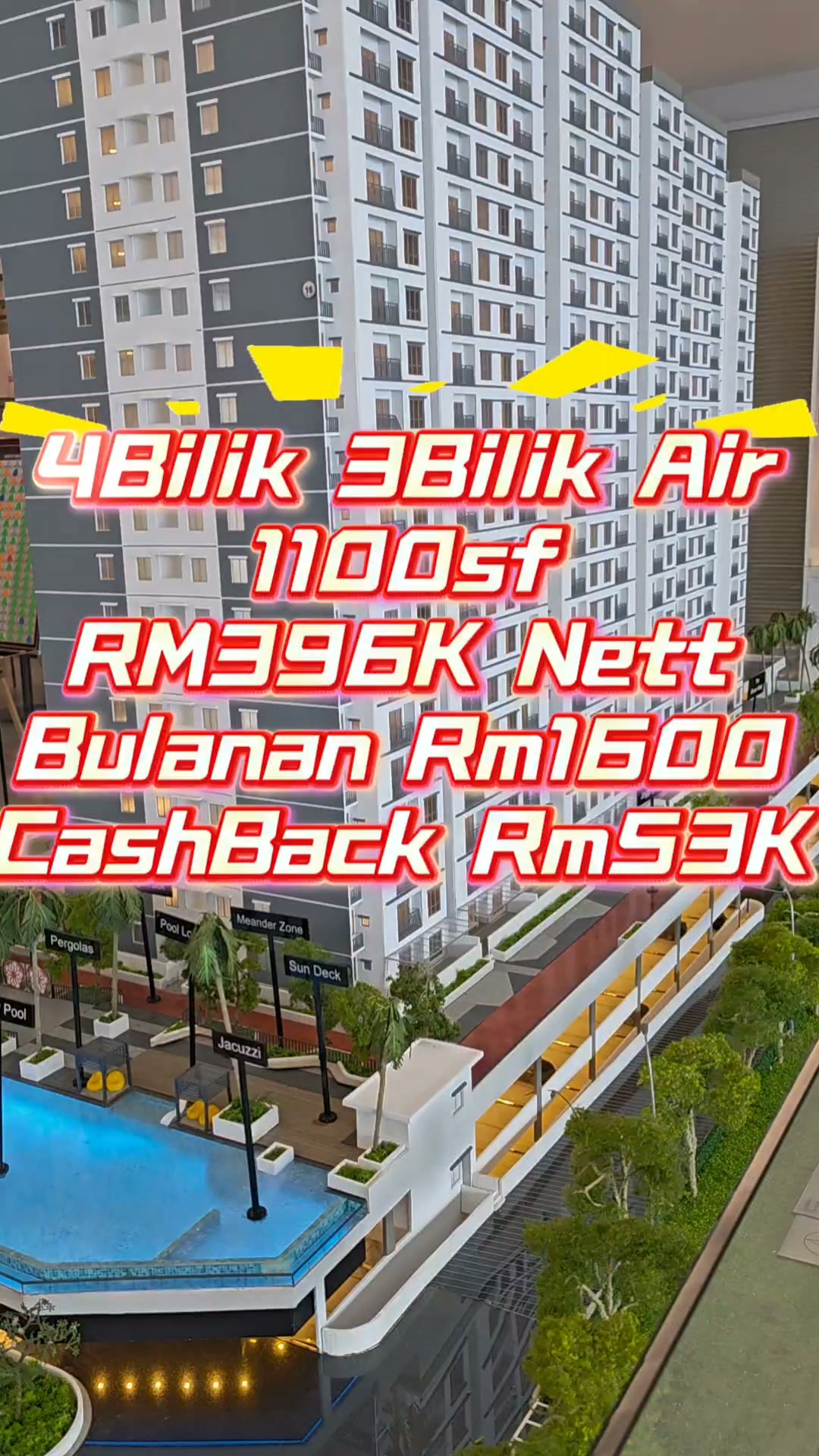 Rumah Mampu Milik Facebook ad: 4BILIK RM396K SG LONG