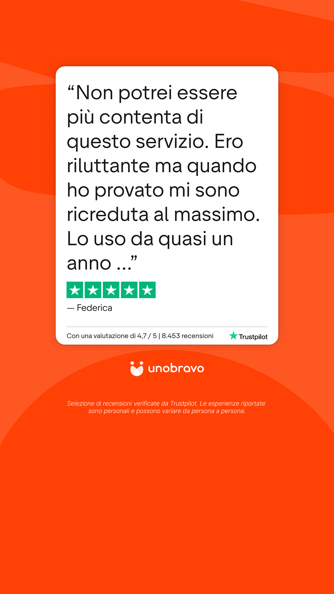 Unobravo Facebook ad