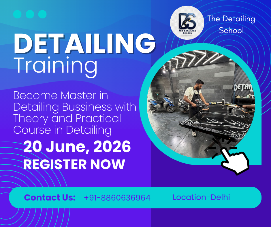 The Detailing School Facebook ad: 6 Days That Can Change Your Career | Learn, Practice &…