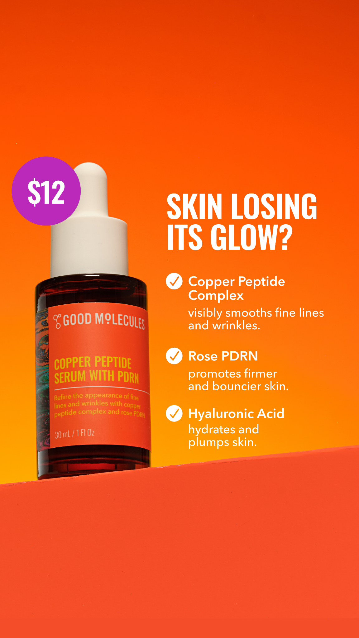 Good Molecules Facebook ad