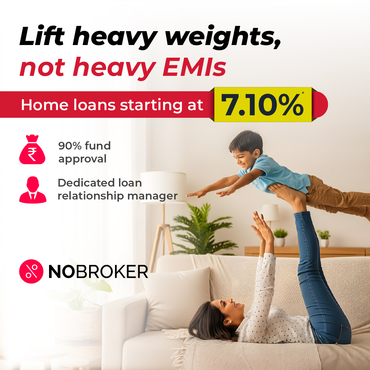NoBroker.com Facebook ad