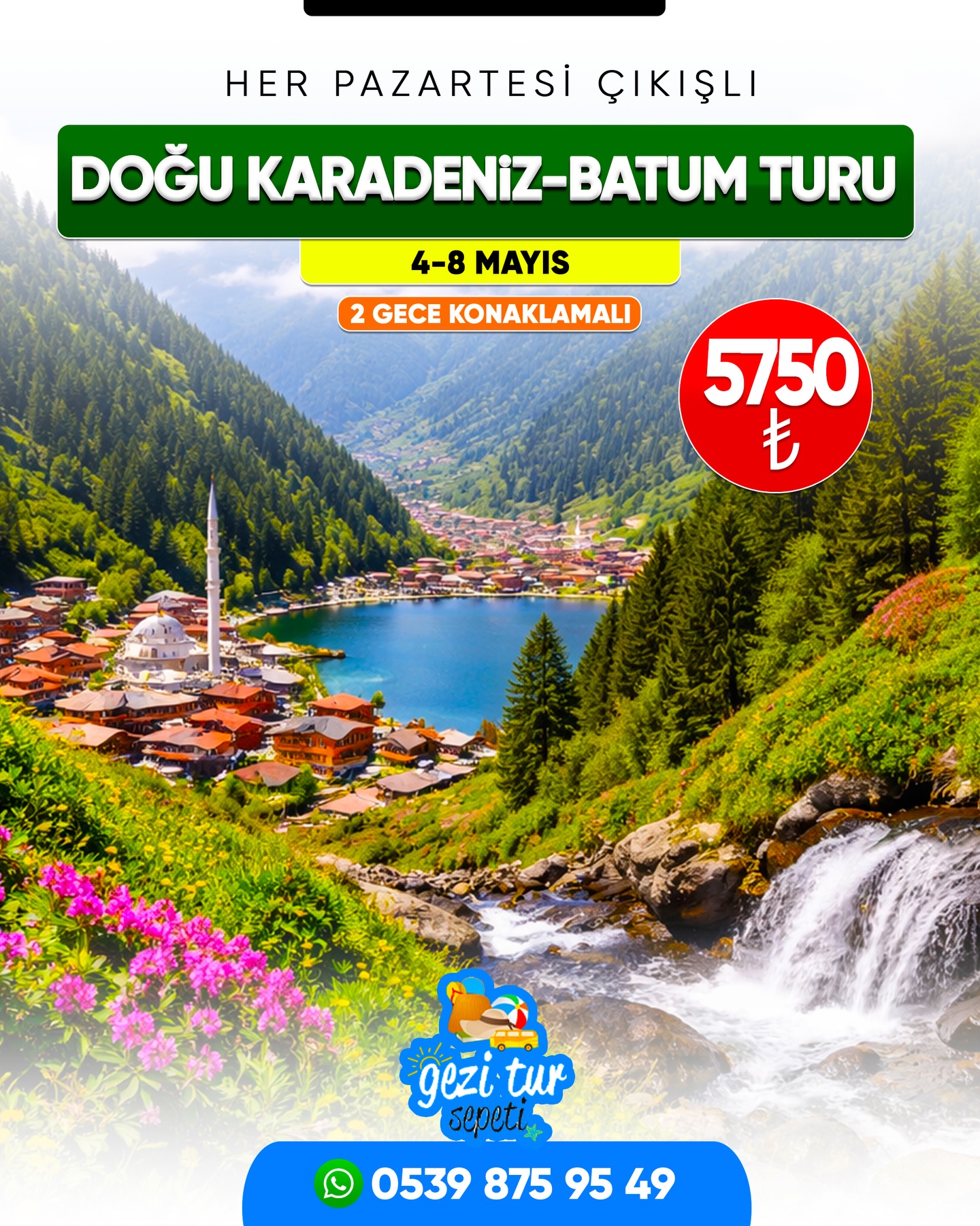 Gaziantep Gezi Tur Sepeti Facebook ad: Doğu Karadeniz Batum Turu 5750 TL