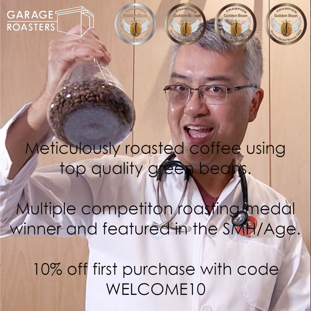 Garage Roasters Facebook ad: Get 10% off your first order