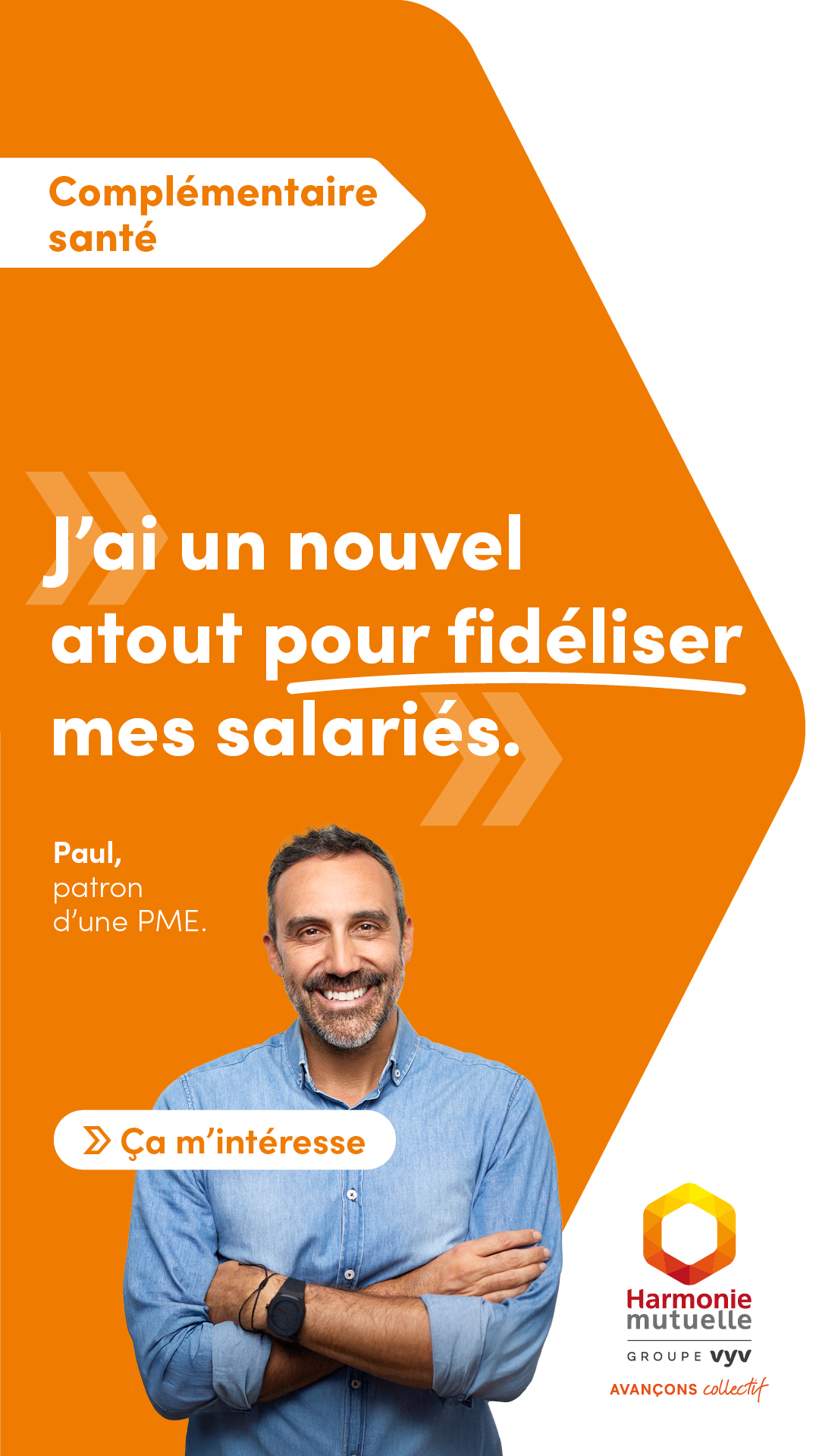 Harmonie Mutuelle Facebook ad