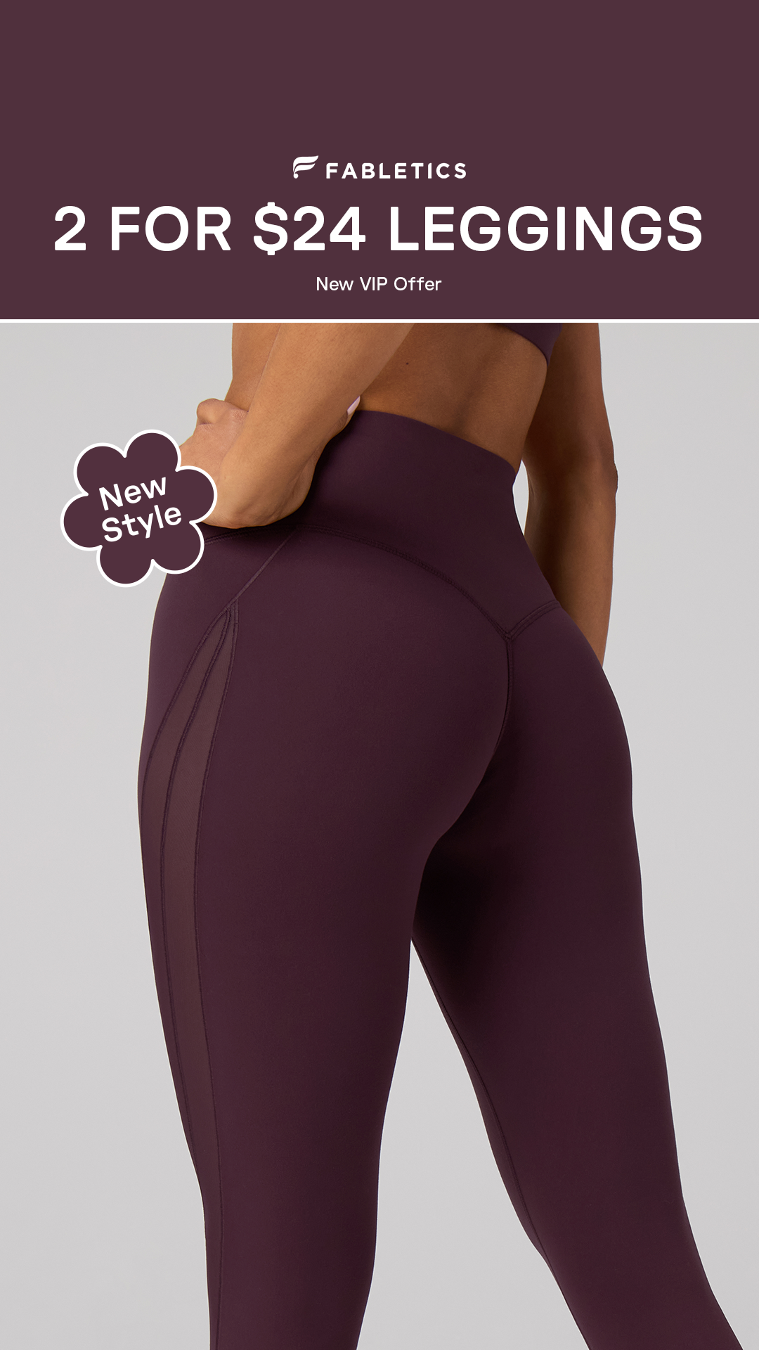 Fabletics Facebook ad