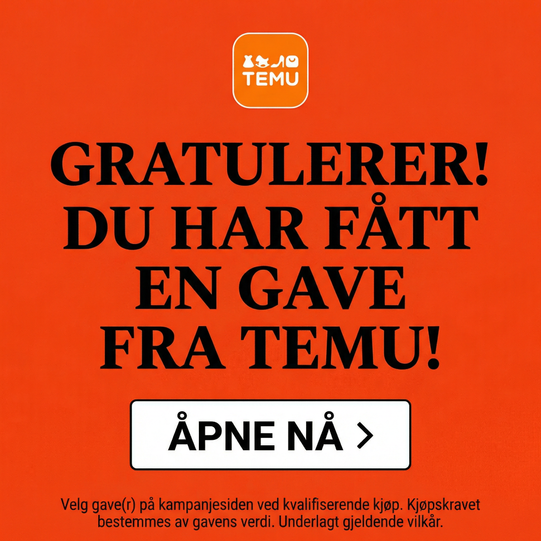 Temu Norway Facebook ad