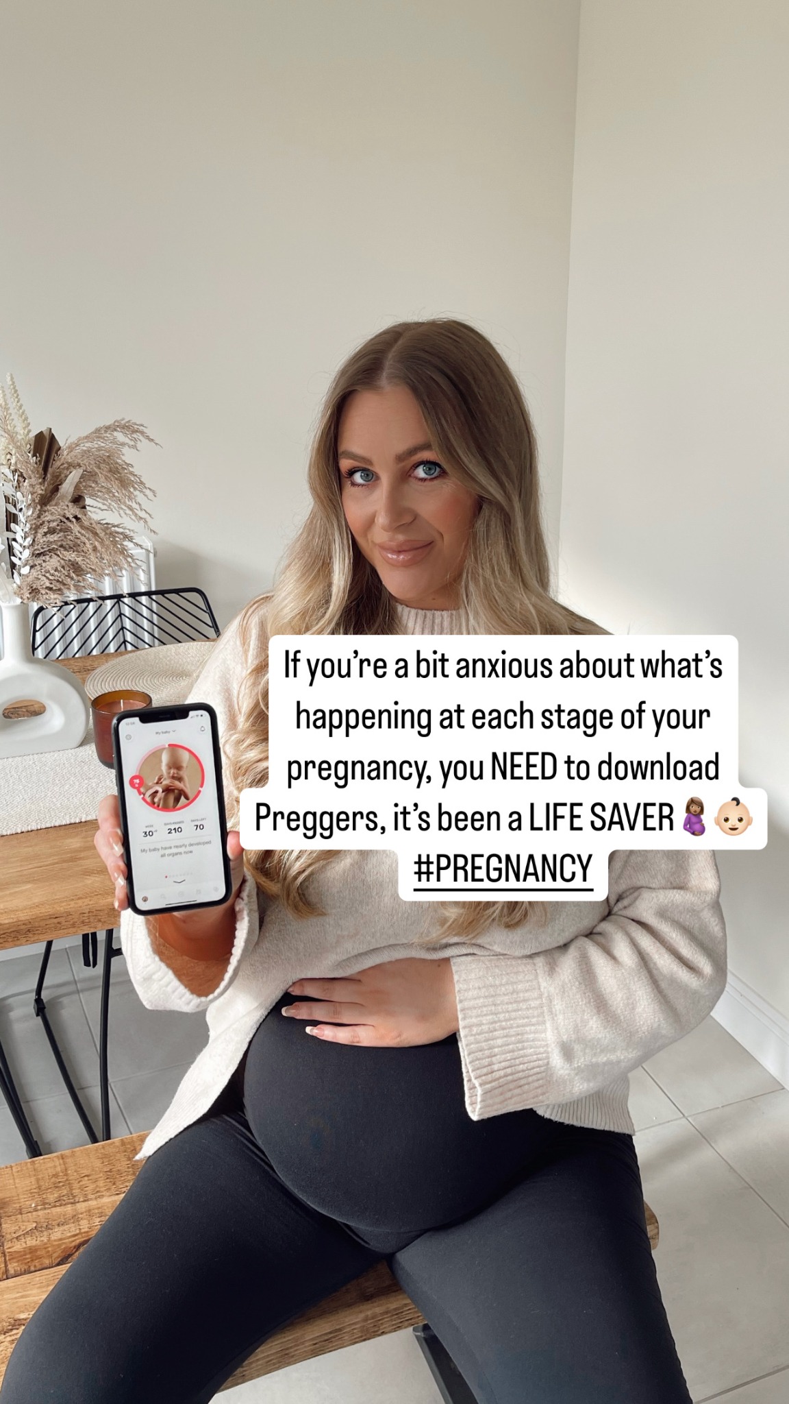 Preggers App Facebook ad