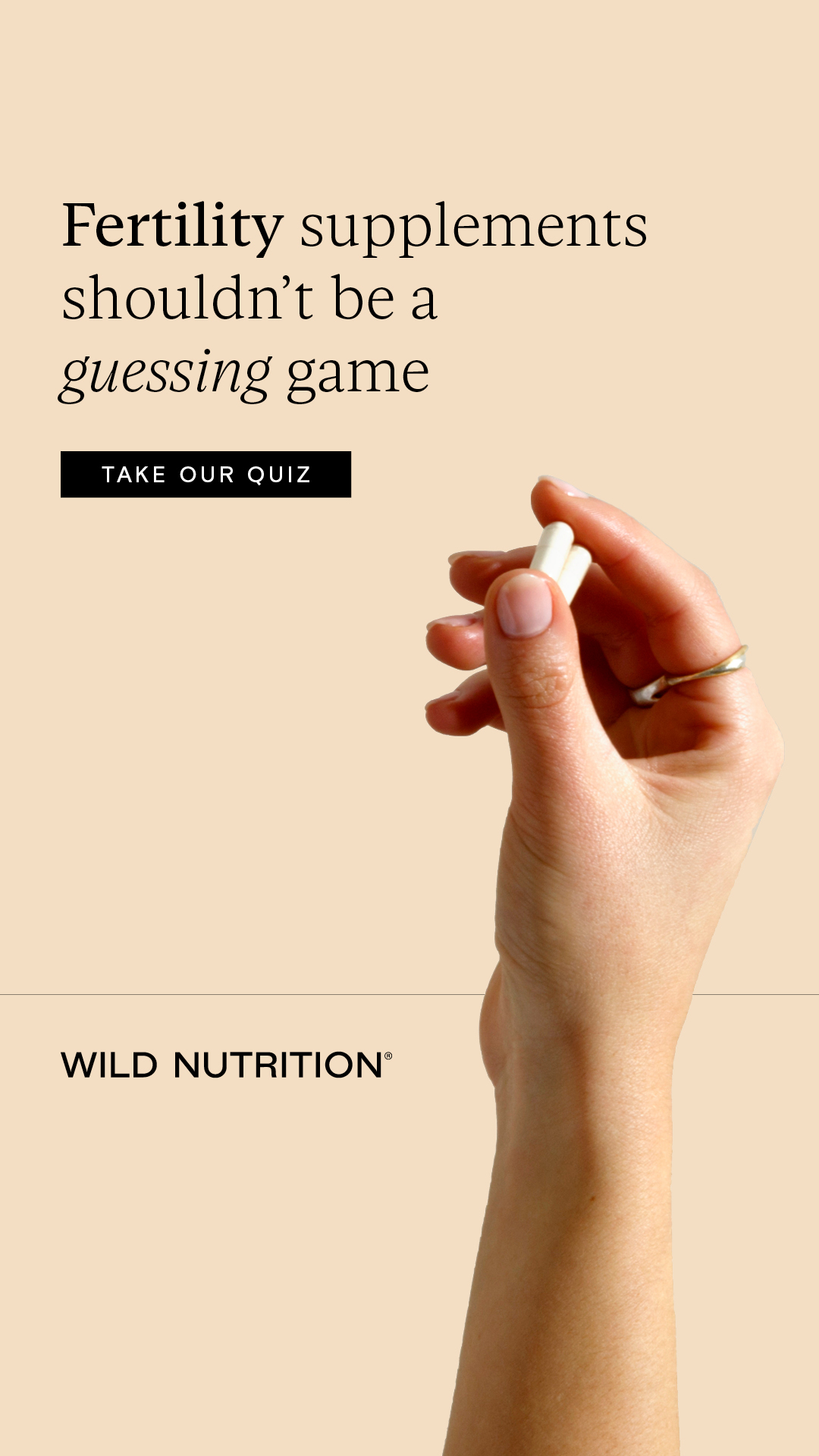 Wild Nutrition Facebook ad