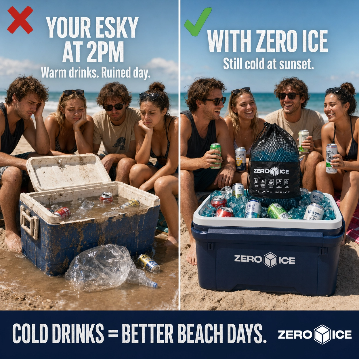 ZERO ICE Facebook ad