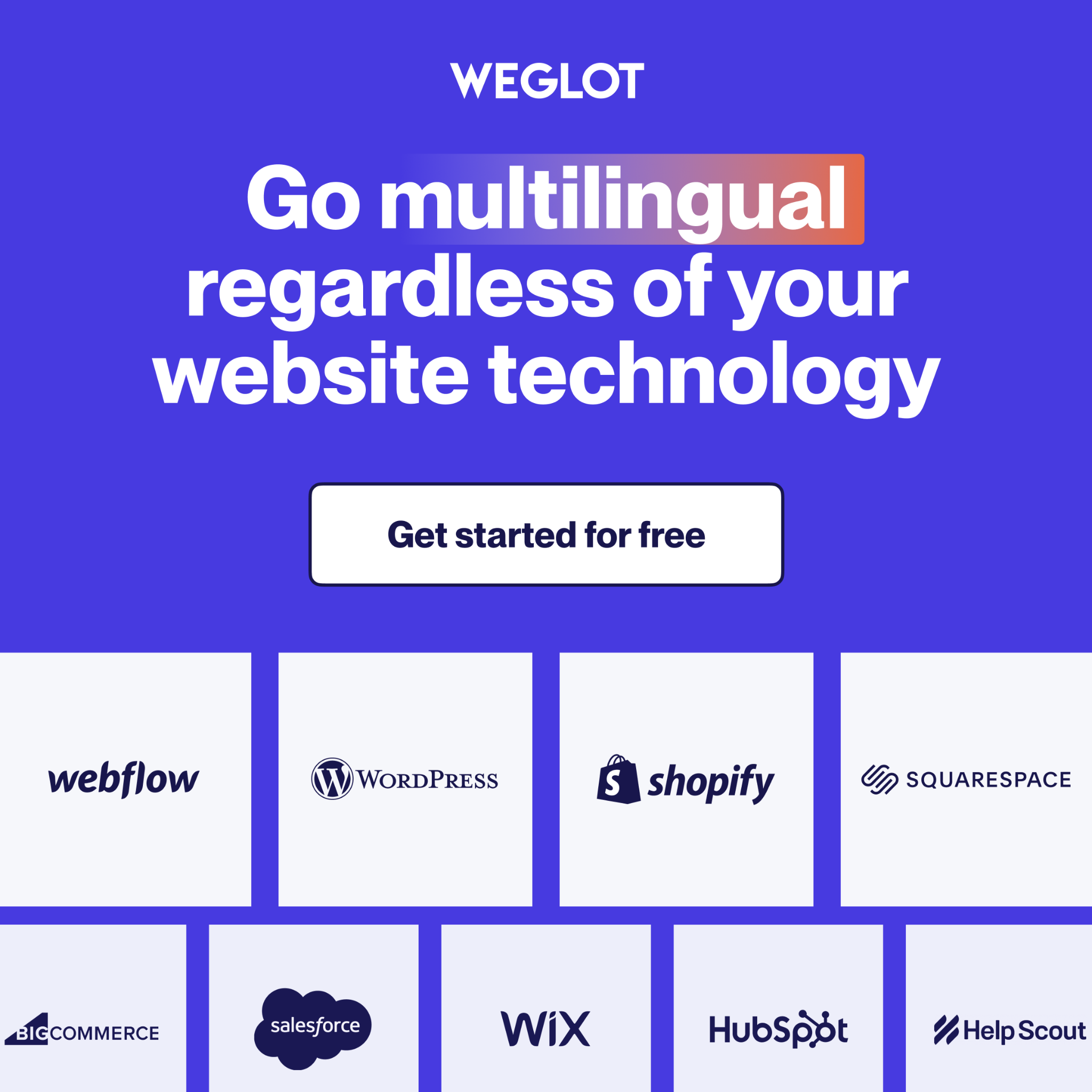 Weglot Facebook ad