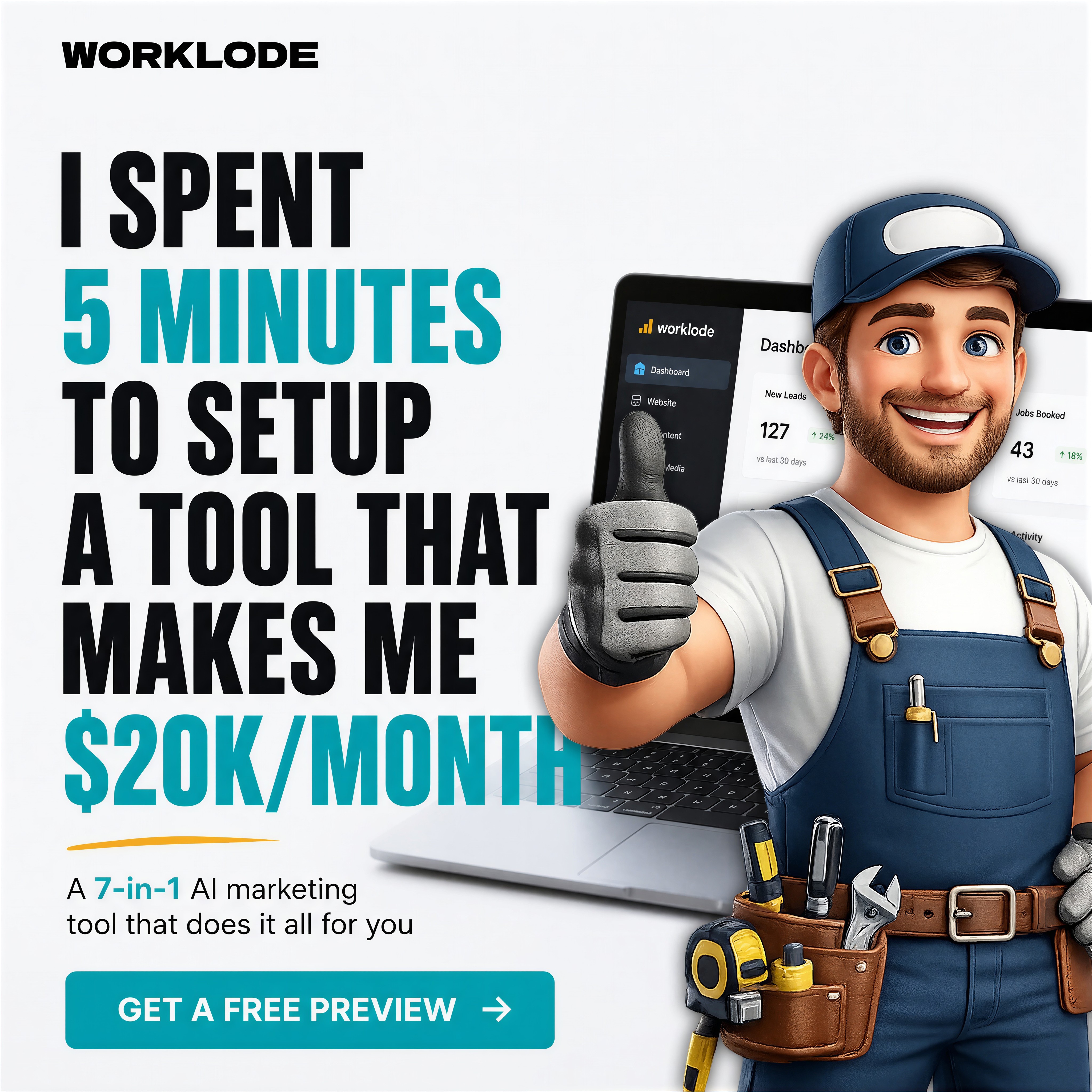 Worklode Facebook ad