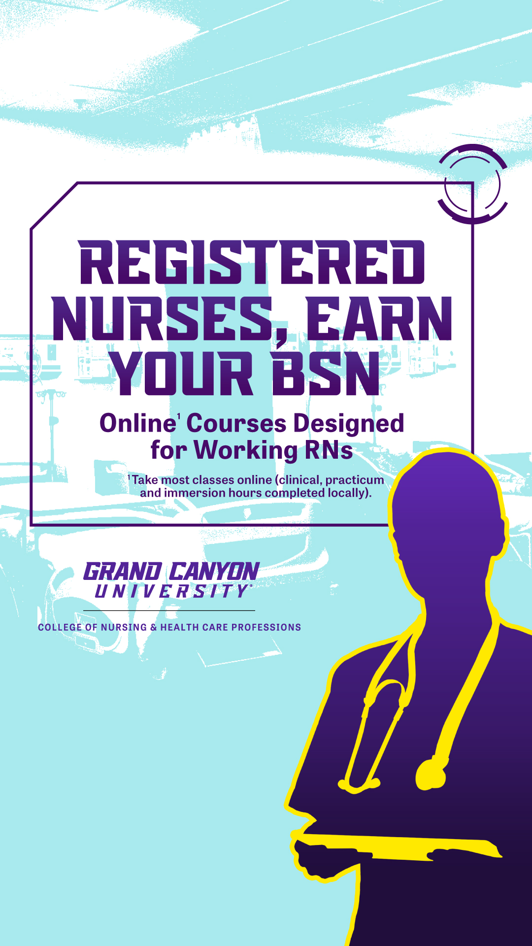 Grand Canyon University Facebook ad