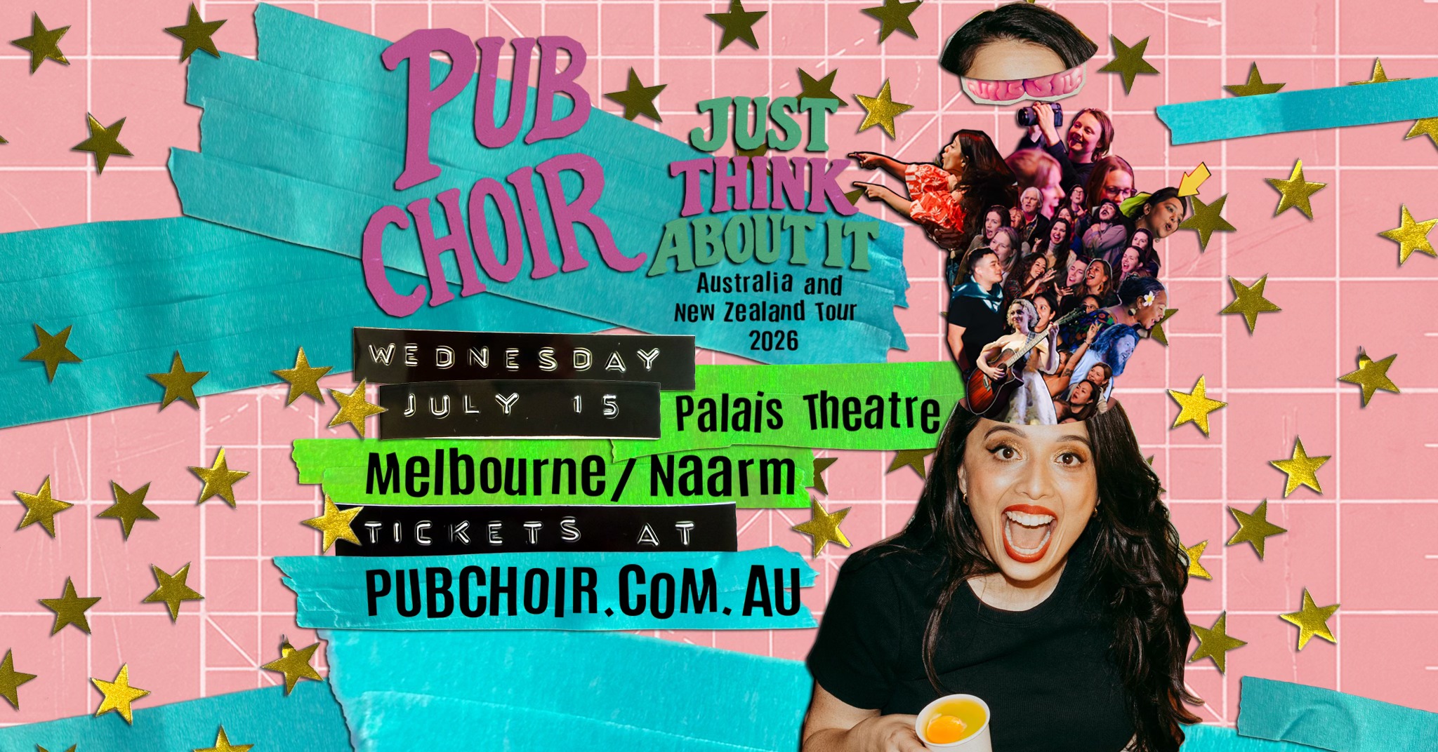 Pub Choir Facebook ad: 2nd Show! Pub Choir - Melbourne/Naarm - Palais Theatre…