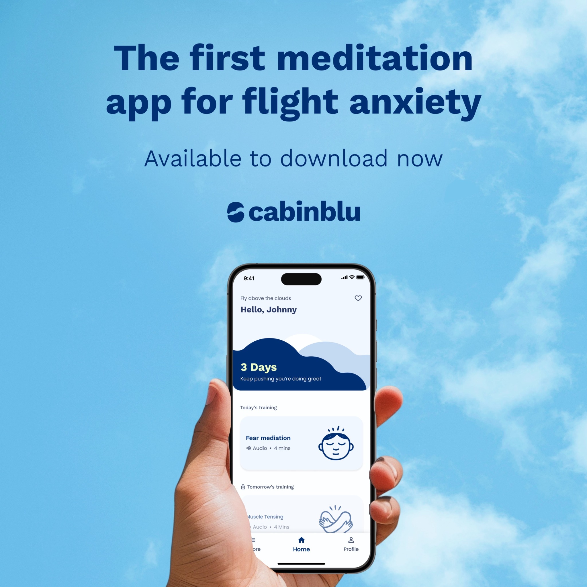 cabinblu Facebook ad from Jan 13, 2026