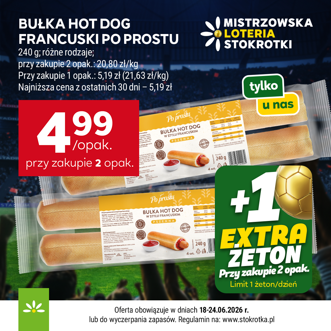 Stokrotka Facebook ad: Od 2 czerwca w Mistrzowskiej Loterii Stokrotki* trwa…